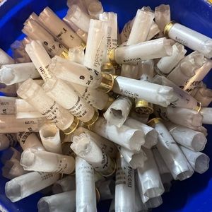 Assortment of 12 gauge shotgun hulls - Various colors to choose from